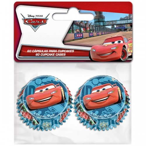 Duże mini koszyczki cukiernicze - Cars 60 szt.