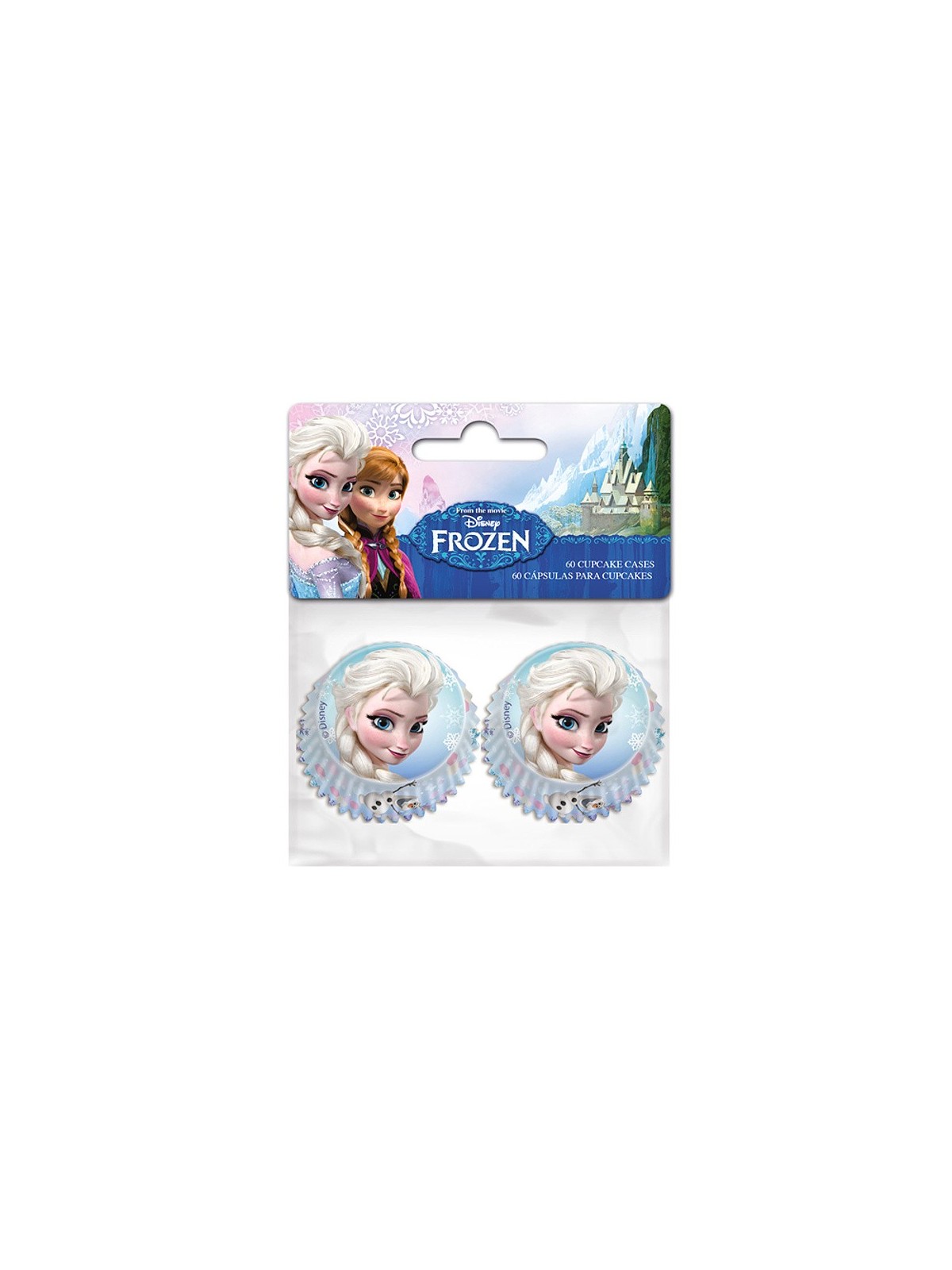 Duże mini babeczki - Frozen 60szt.