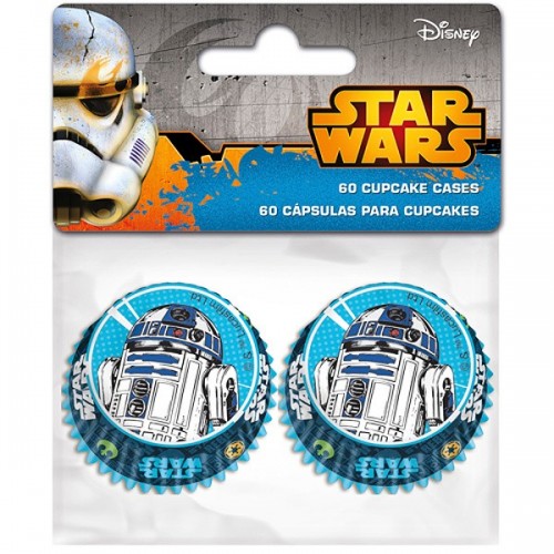 Duże, mini koszyczki cukiernicze - Star Wars 60 sztuk.