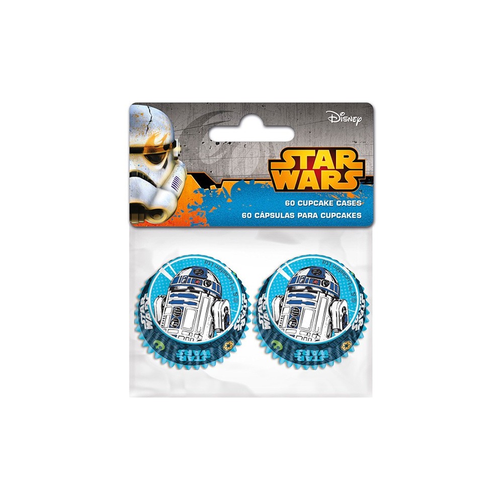 Duże, mini koszyczki cukiernicze - Star Wars 60 sztuk.