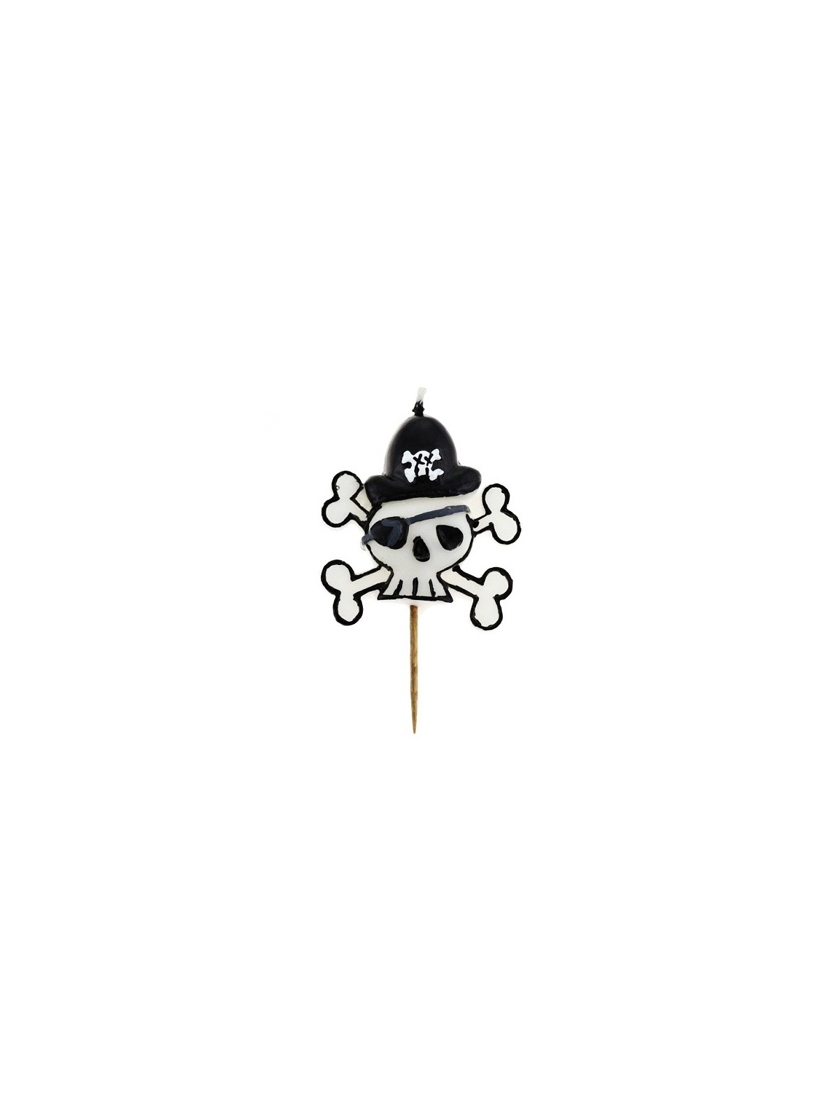 Cake candle Pirate - 1pc