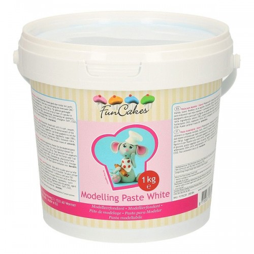 FunCakes Modelling Paste White - Modeling Paste White - 1kg