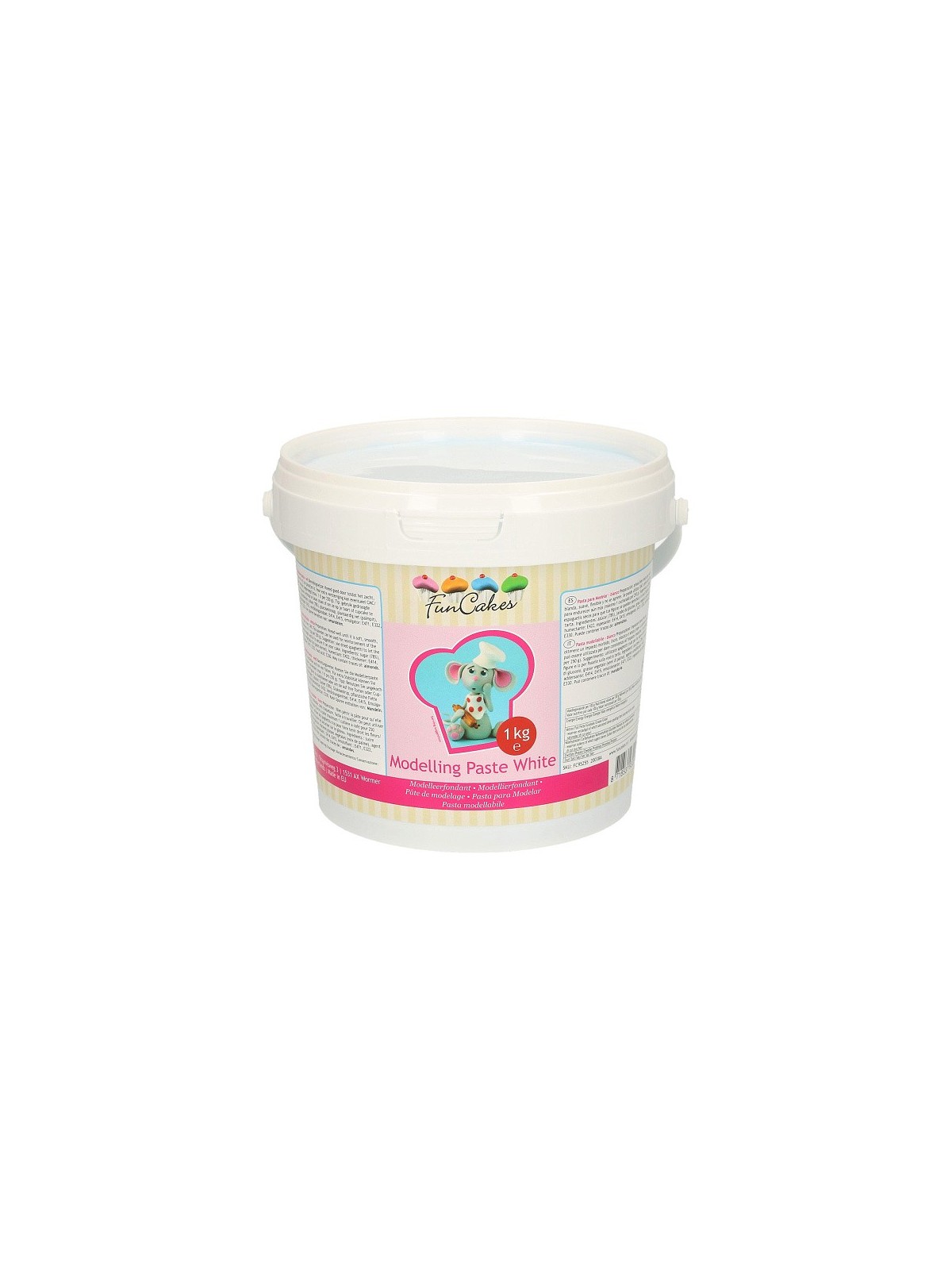 FunCakes Modelling Paste White - Modeling Paste White - 1kg