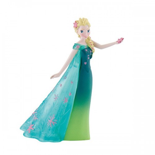 Dekoračná figurína - Disney Figúrka - Kráľovná Ľadového kráľovstva - Elsa - zelená