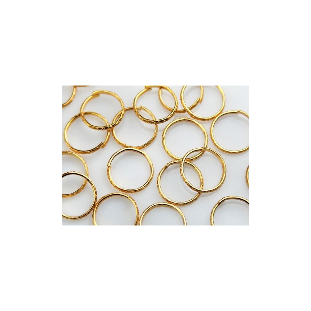 Gold Colour Wedding Rings - 48pc