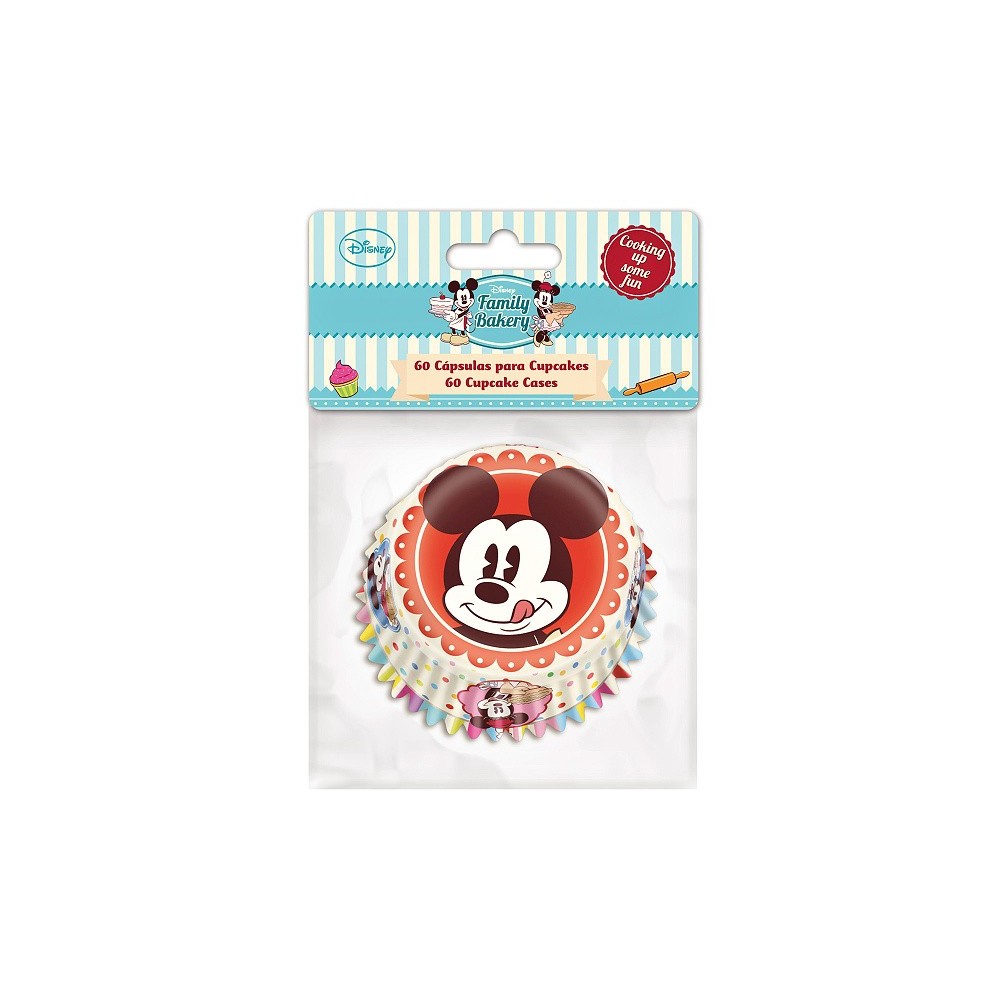 Duże koszyczki cukiernicze - Mickey - 60 szt.