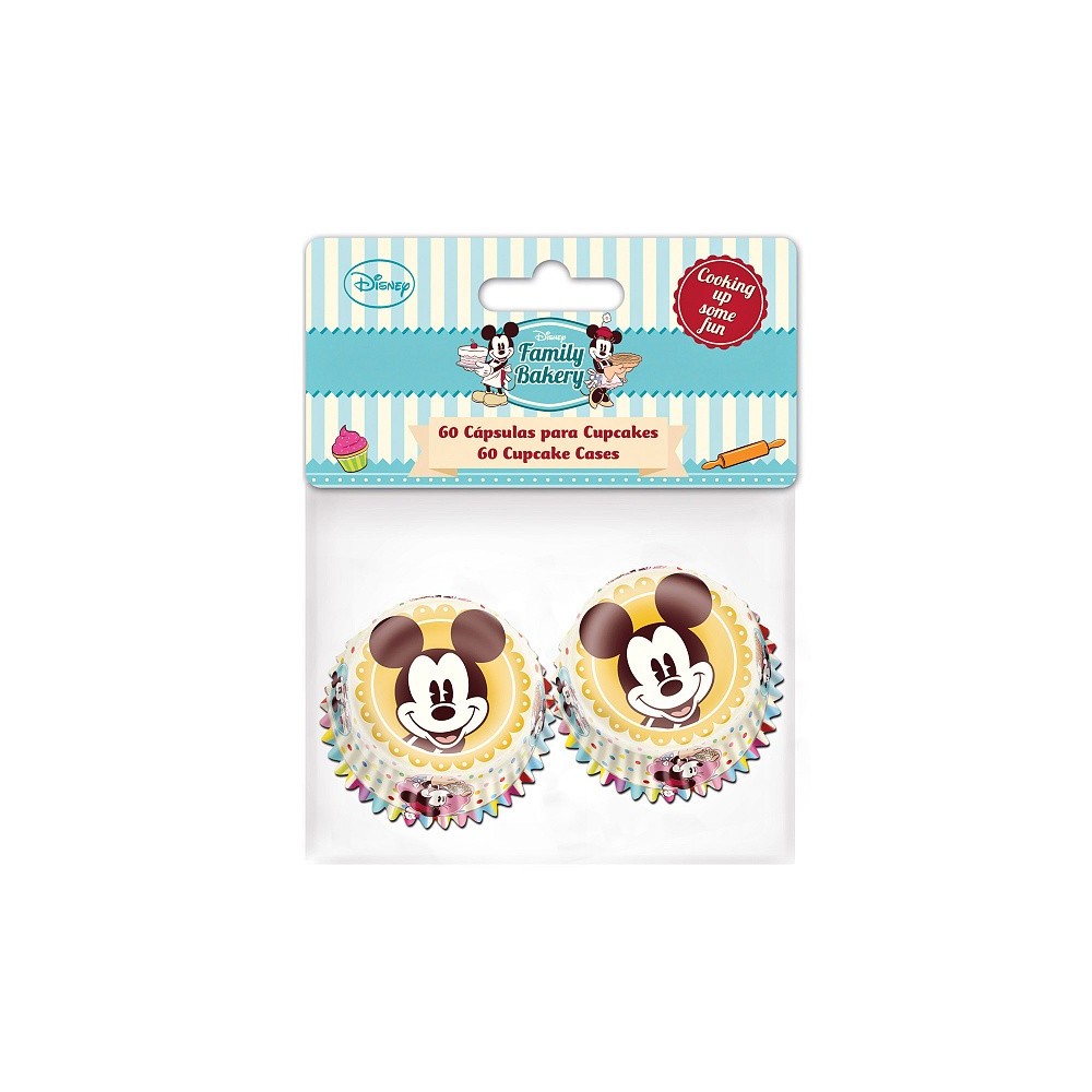 Stor Mini Baking Cups - Mickey 60stück
