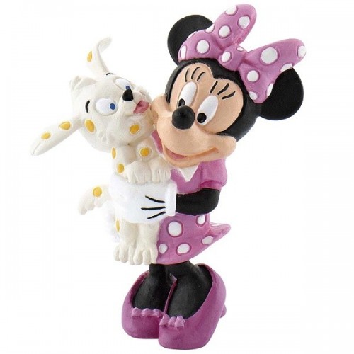 Dekorative Figur - Disney Figur Minnie mit Hund.