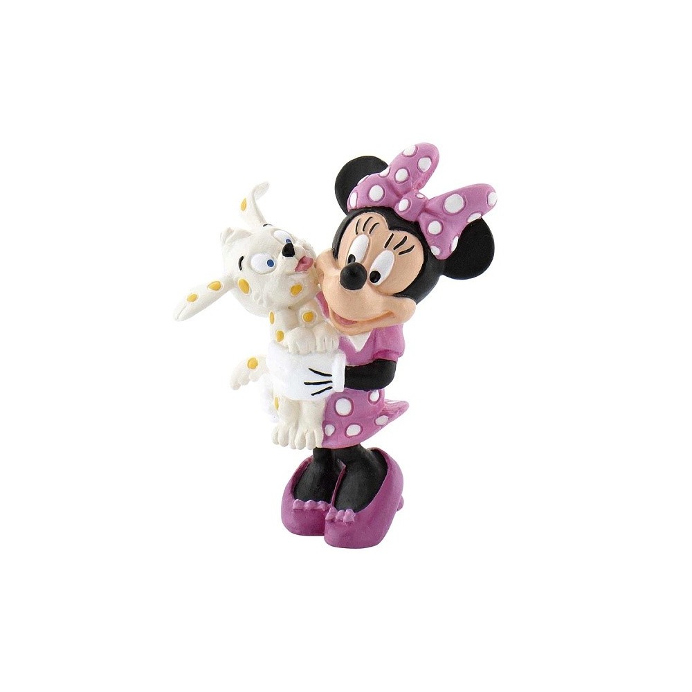 Dekorative Figur - Disney Figur Minnie mit Hund.