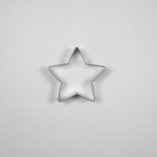 Nerezové vykrajovátko - Hvězda 4,2cm