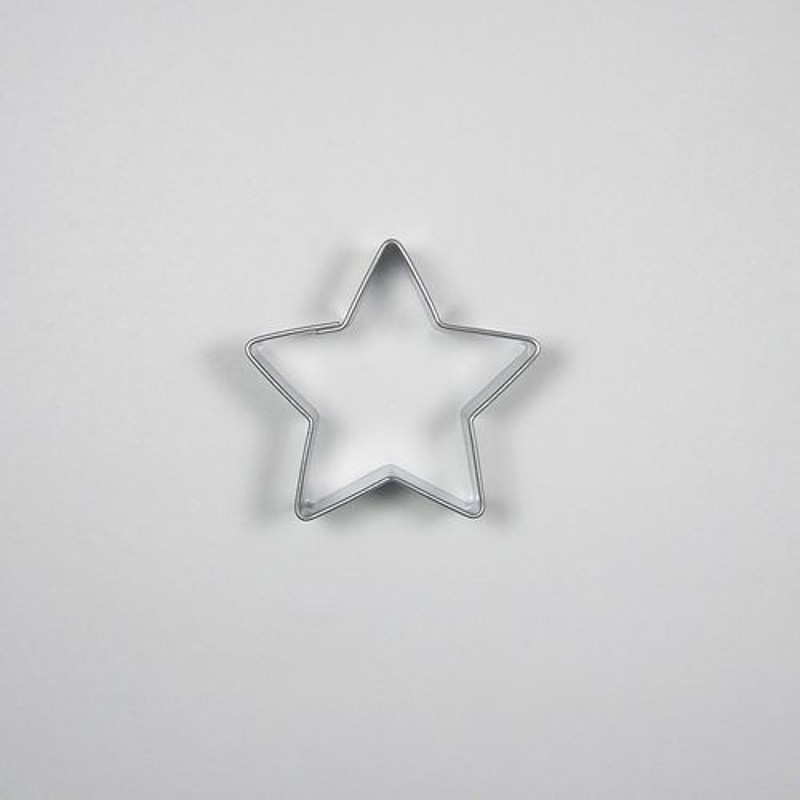 Nerezové vykrajovátko - Hvězda 4,2cm