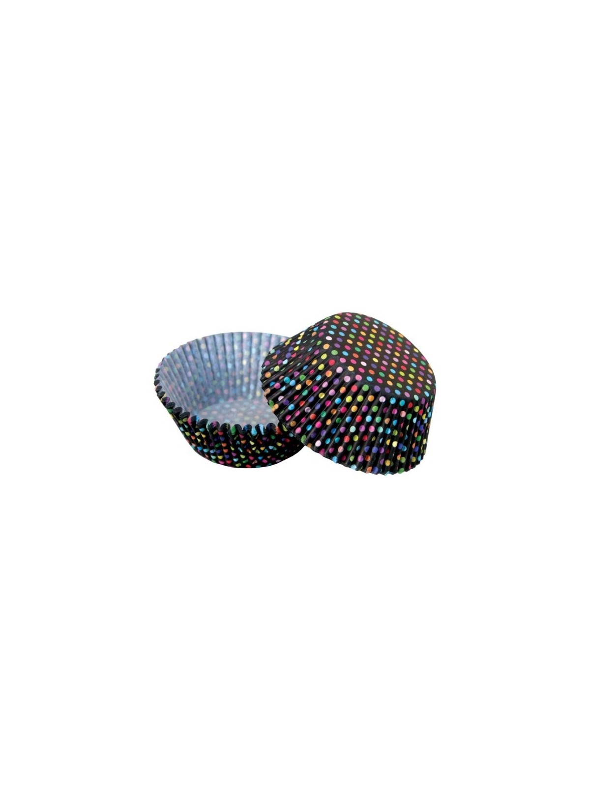 Cukrářské košíčky - barevné puntíky - 50ks