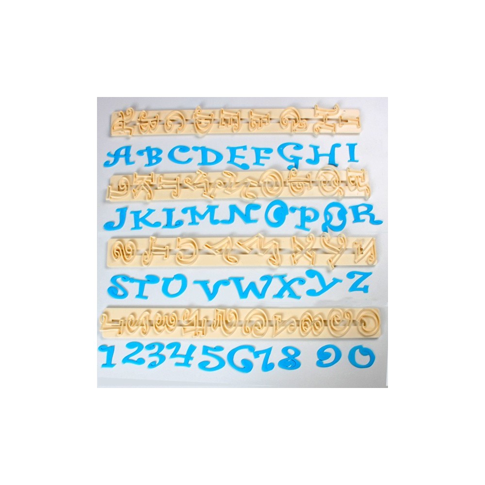 FMM Chunky Funky Alphabet & Numbers Set Tappits 2cm