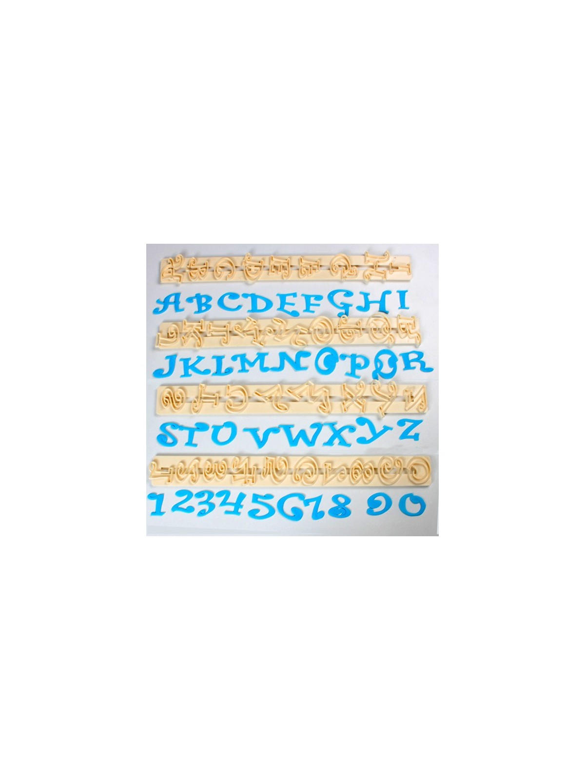 FMM Chunky Funky Alphabet & Numbers Set Tappits 2cm