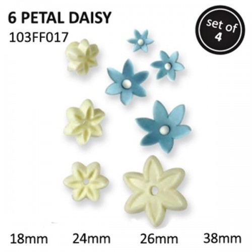 JEM 6 Petal Daisy set/4 - Blütenblatt  Gänseblümchen