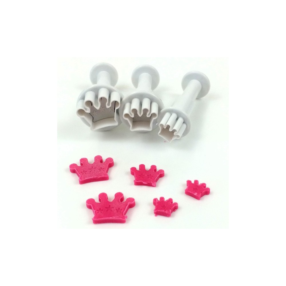 Dekofee Mini Plungers Crowns set/3