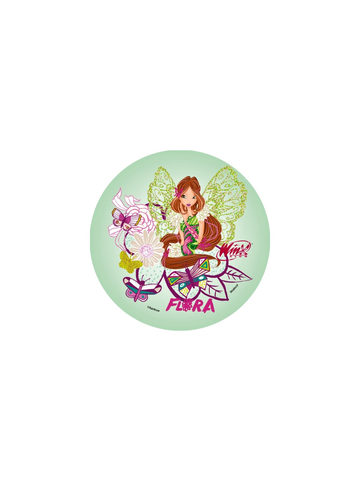 Essbare Papier Round -  Winx - Flora