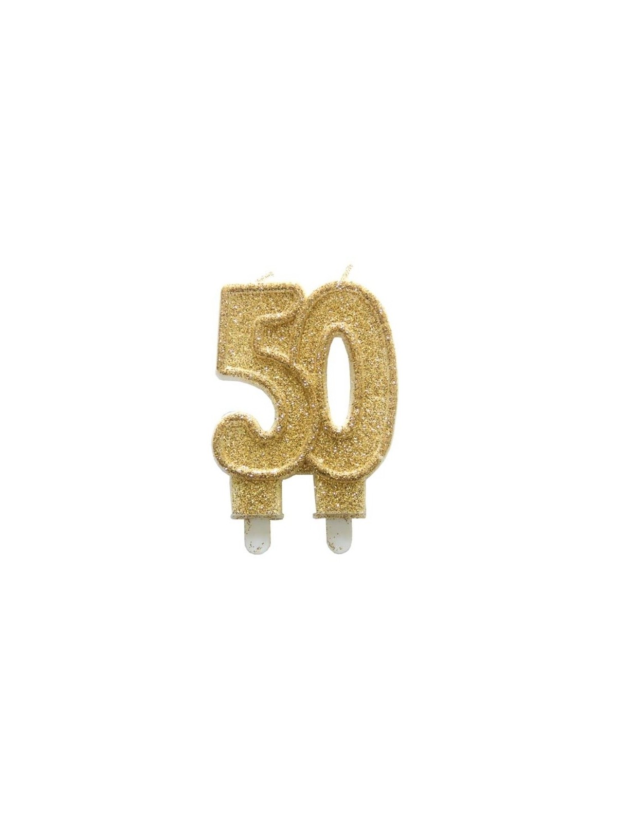 Birthday candle jubilee gold - 50th