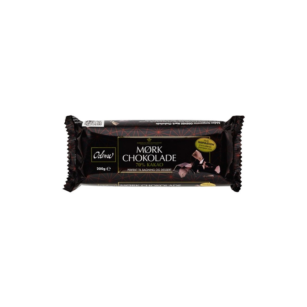 Odense Dark Chocolate 70% - 200g