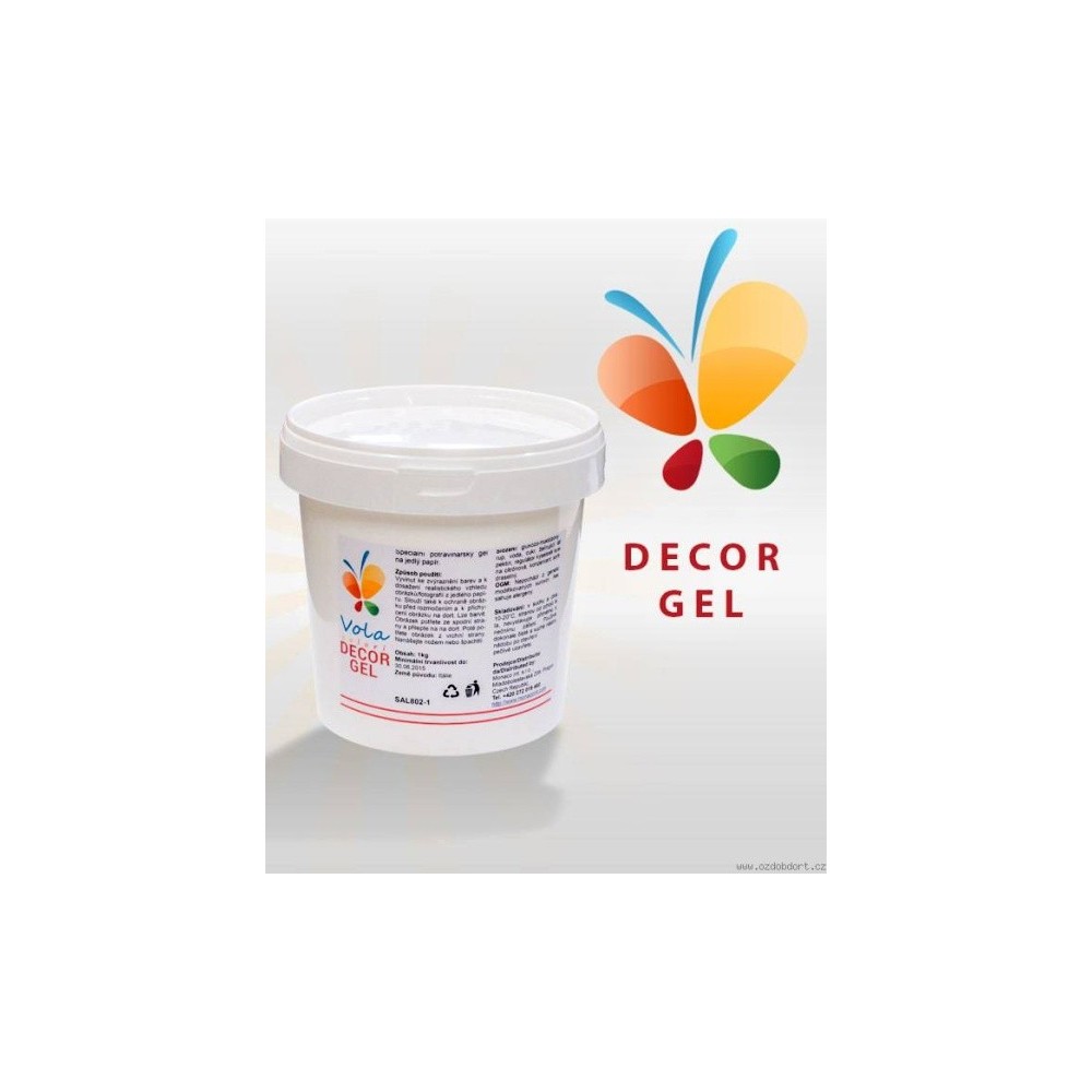 Edible Paper Decor Gel - 1kg