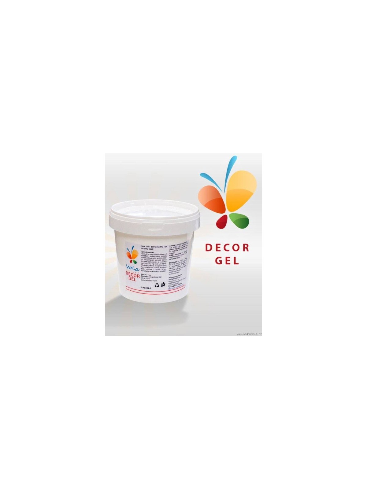 Edible Paper Decor Gel - 1kg