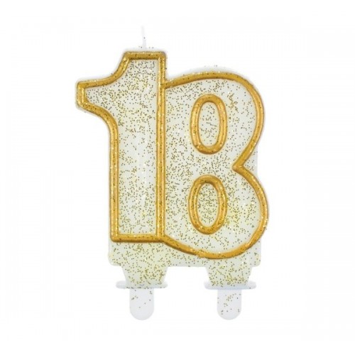 Cake candle jubilee gold - 18