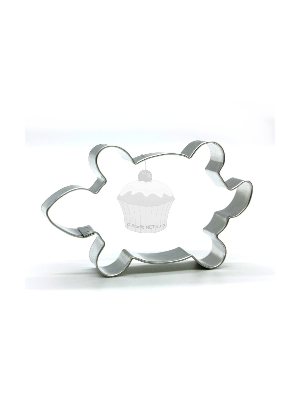 Stainless cookie cutter - turtle II