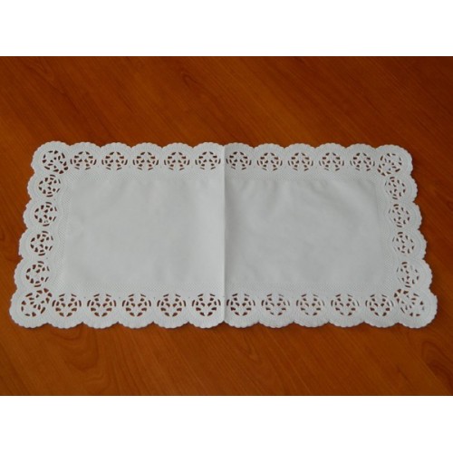 Paper doilies under the cake - rectangle 25 x 38cm / 10pcs