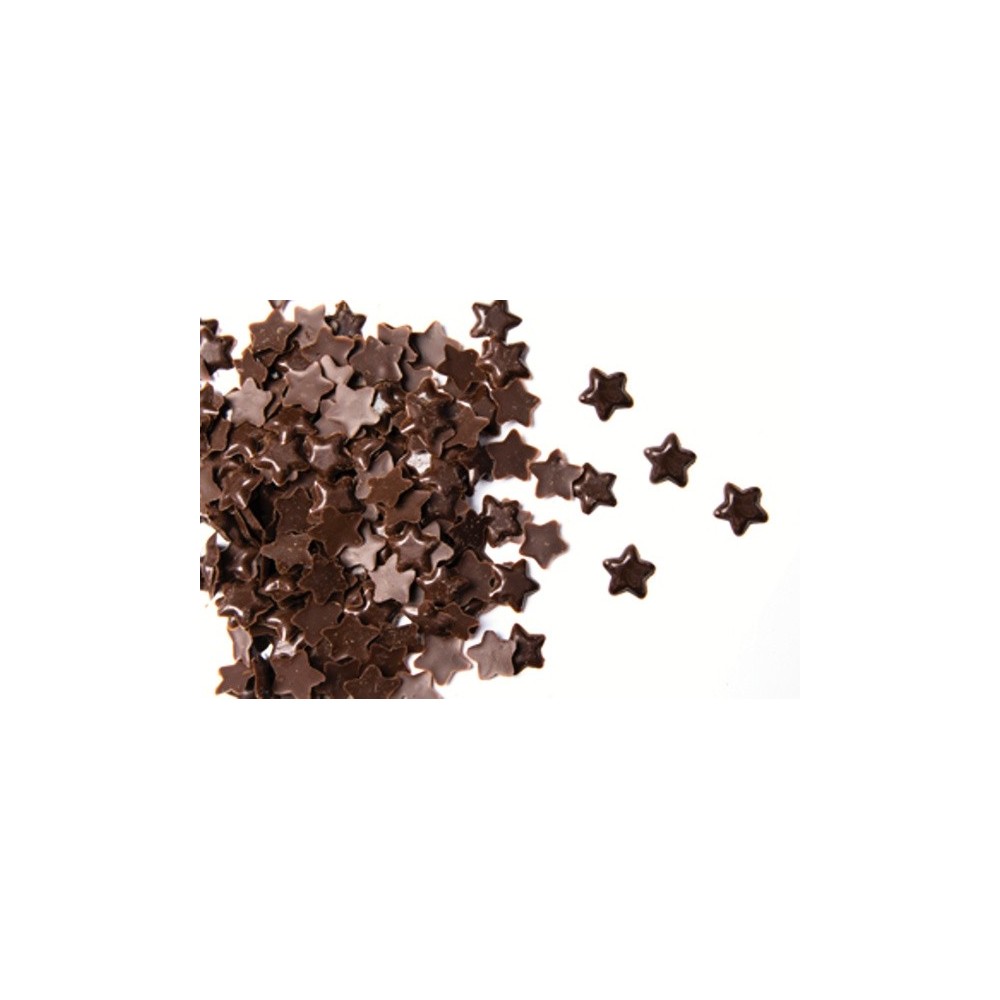 Čokoládové hviezdičky tmavé - 50g