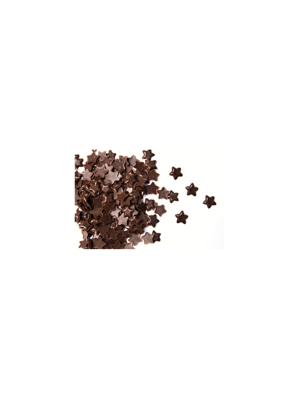 Čokoládové hviezdičky tmavé - 50g
