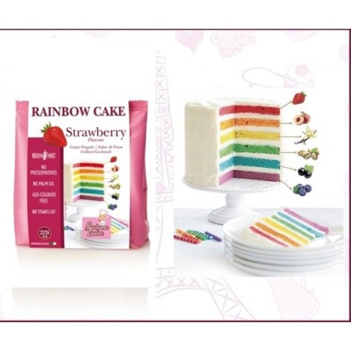 Madame Loulou - Regenbogenkuchen - Erdbeere - 100g