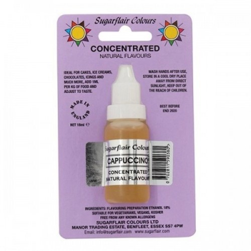 Sugarflair 100% natural flavor Cappuccino - 18ml