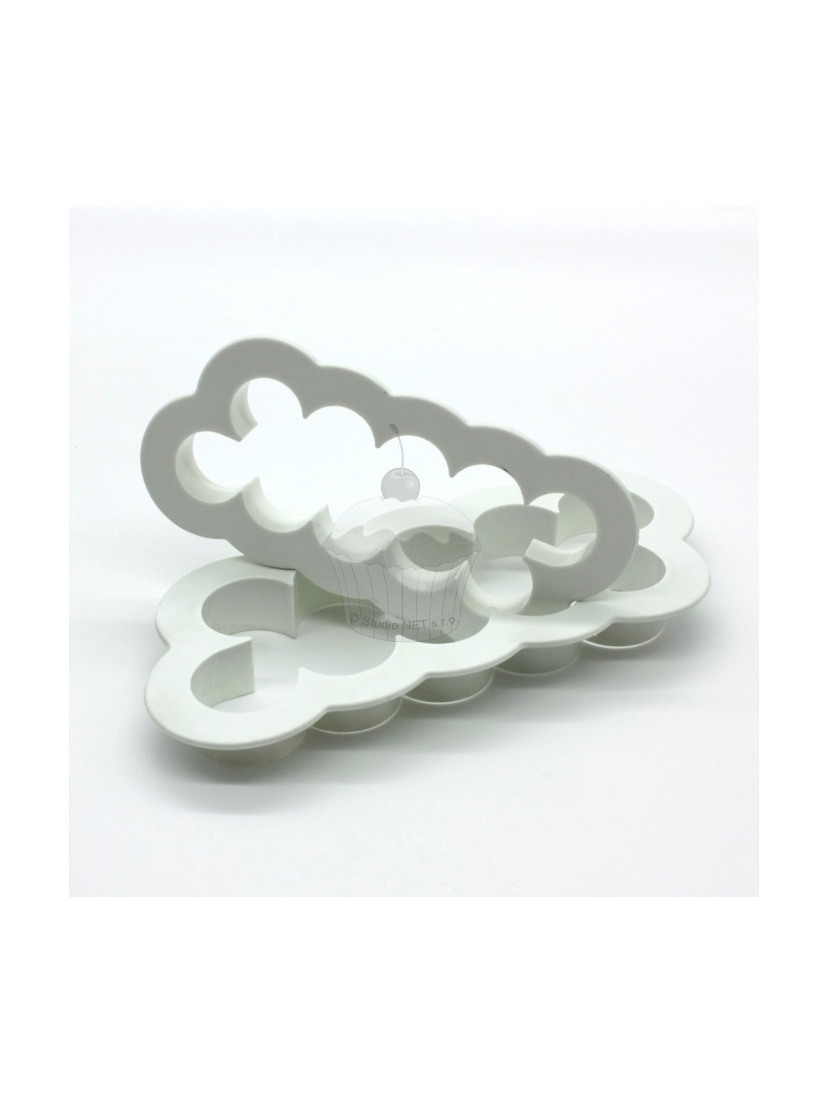 Set of cookie cutters - simplest roses 2pcs