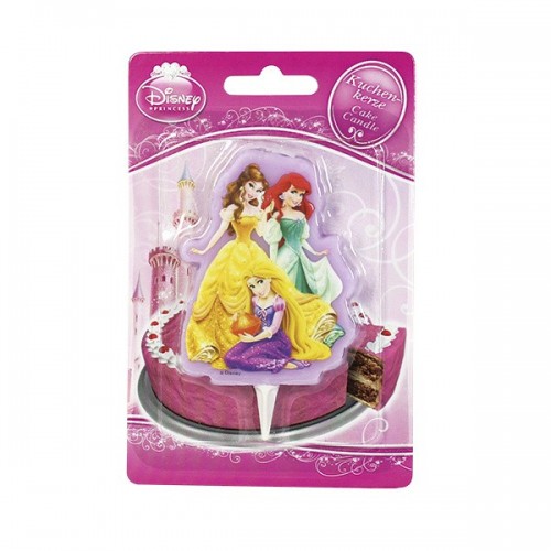 Tortová sviečka - Disney Princess - 1ks