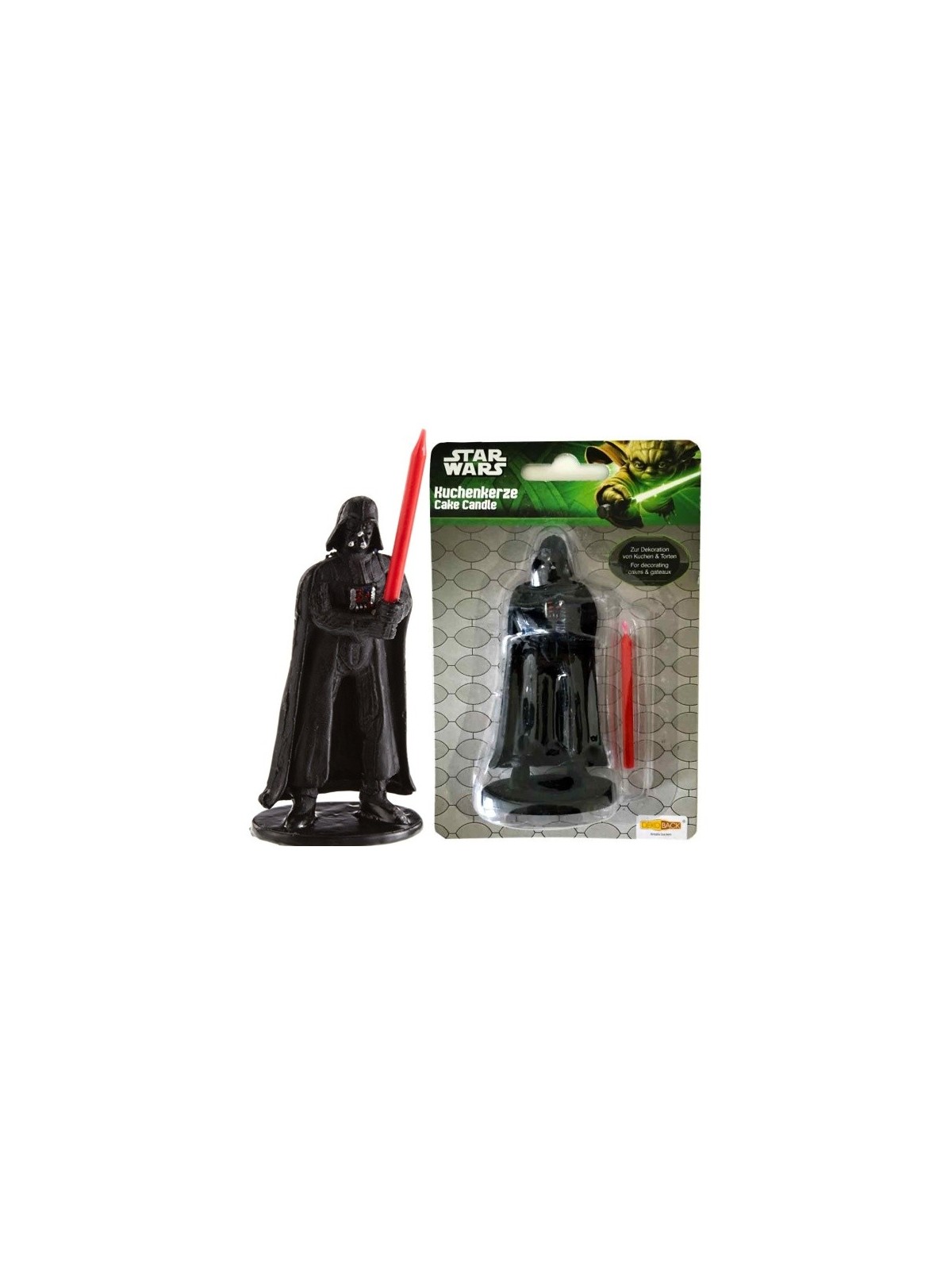 Tortová sviečka - Star Wars Darth Vader / figurína - 1 ks