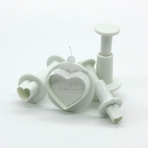 Highlighter - mini hearts - 4pcs