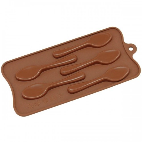 Silicone chocolate mold - spoon