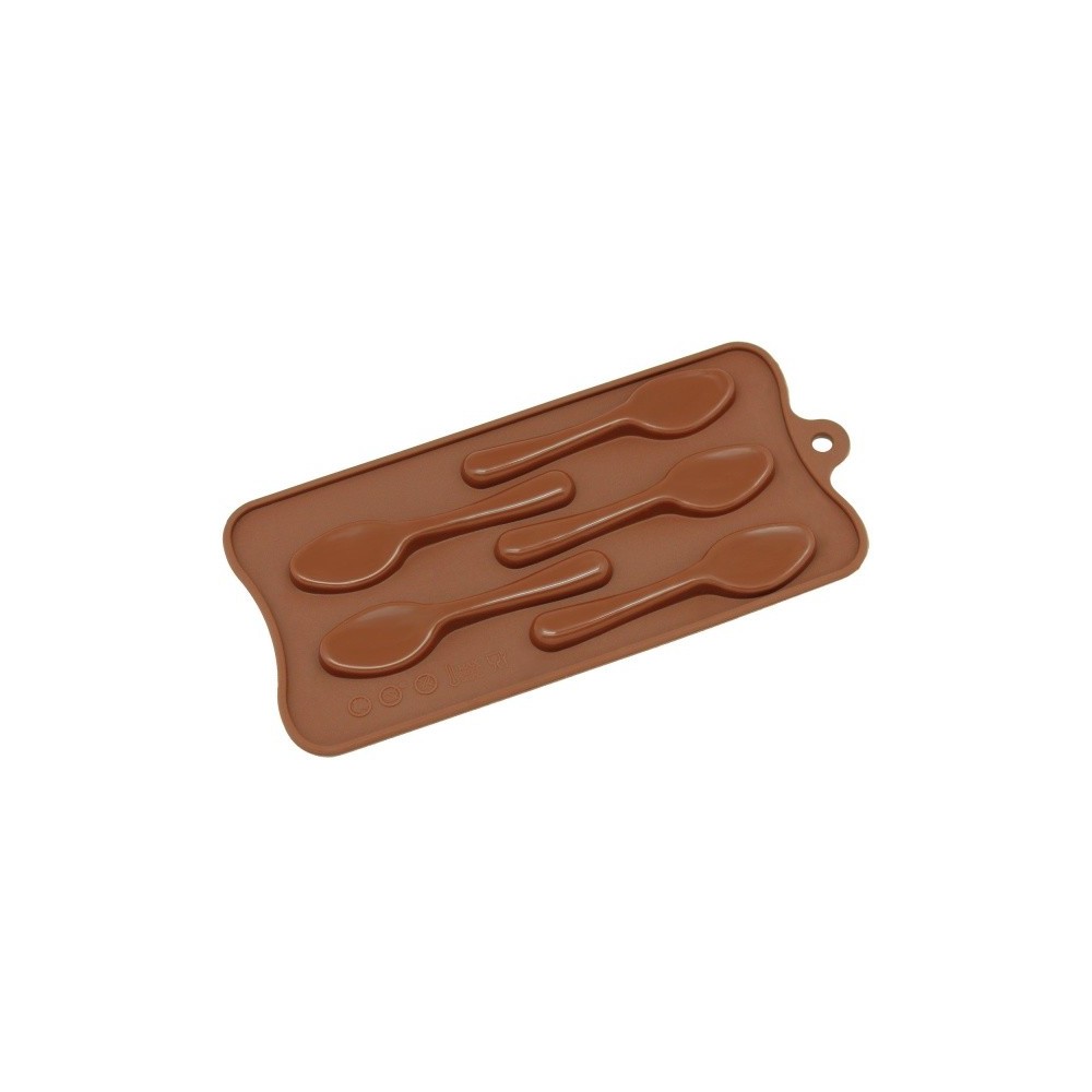 Silicone chocolate mold - spoon