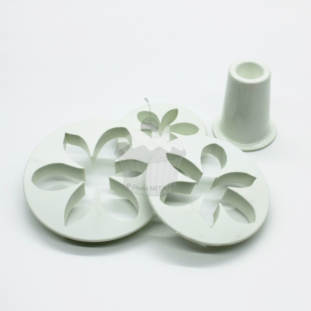 Lily cookie cutter - 4 pieces