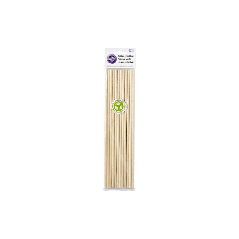 Wilton Cake Dowels - Bamboo - 30cm / 12pcs