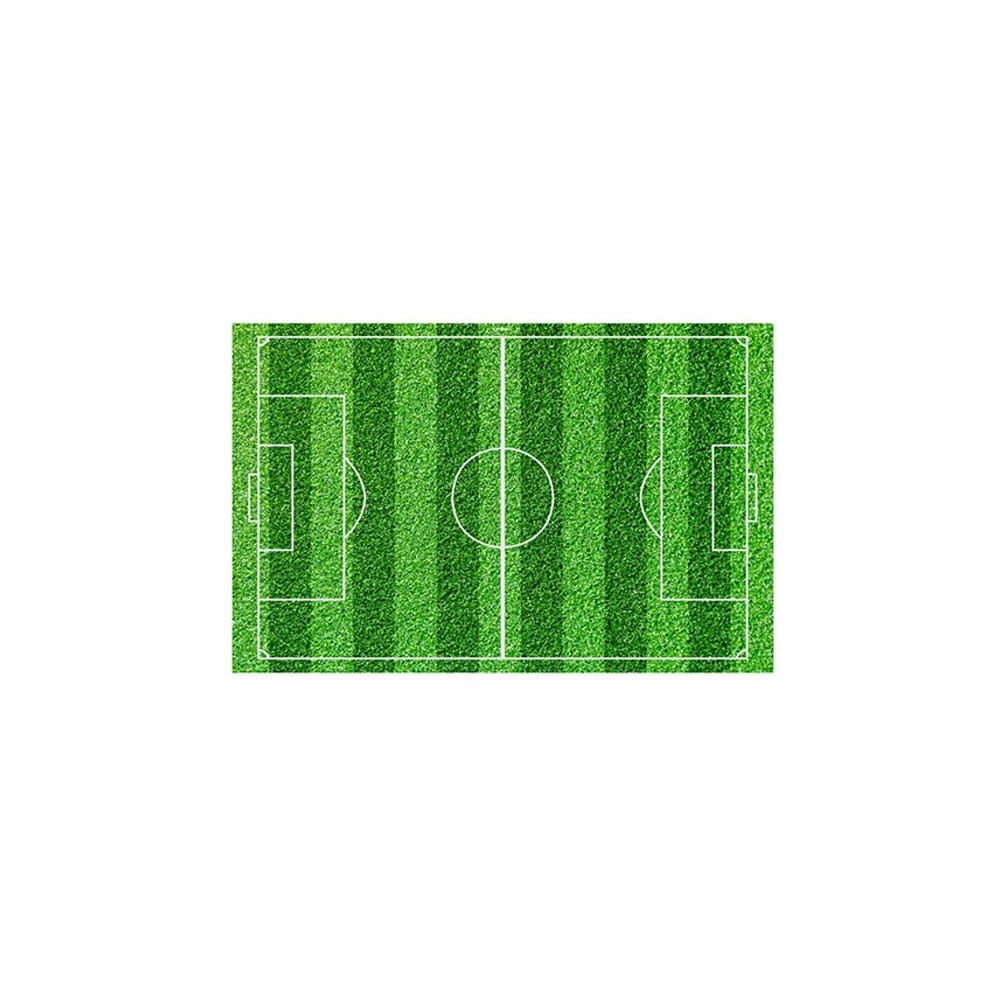 Dekora Essbare Papier Rechteck - Fußballfeld - 20 x 30cm  - 1St