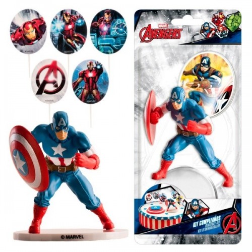 Decorative figurine - Captain America 1 + 3