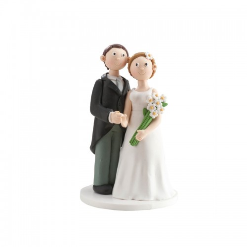 Wedding cake toppers - white bouquet