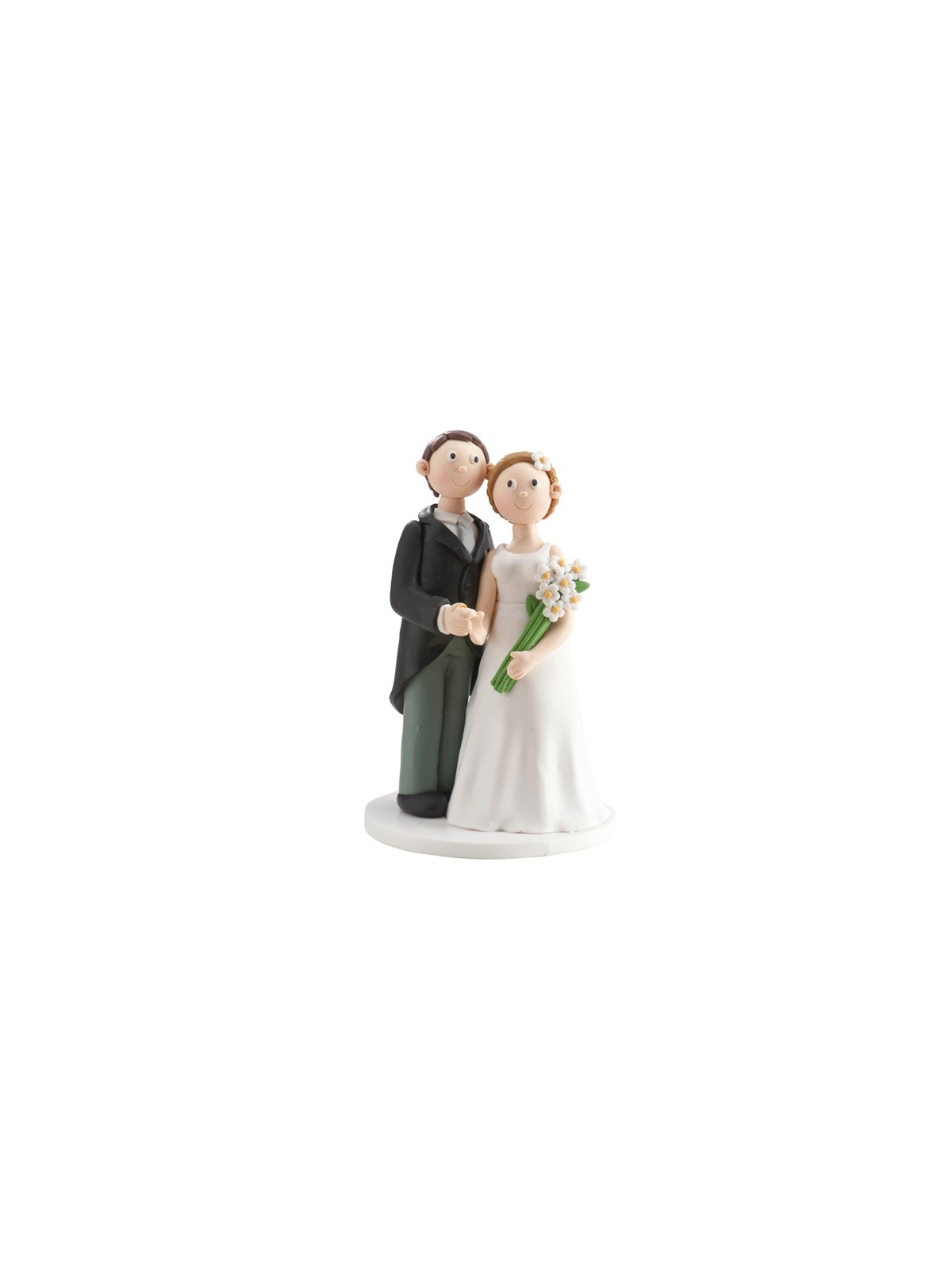 Wedding cake toppers - white bouquet