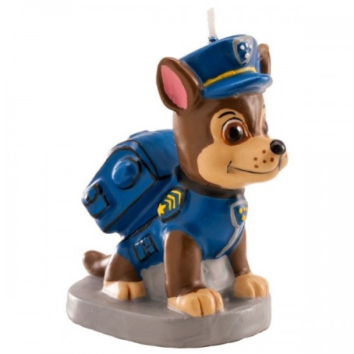 Dekorácia - Tortová sviečka - Chase - Paw Patrol - 1ks