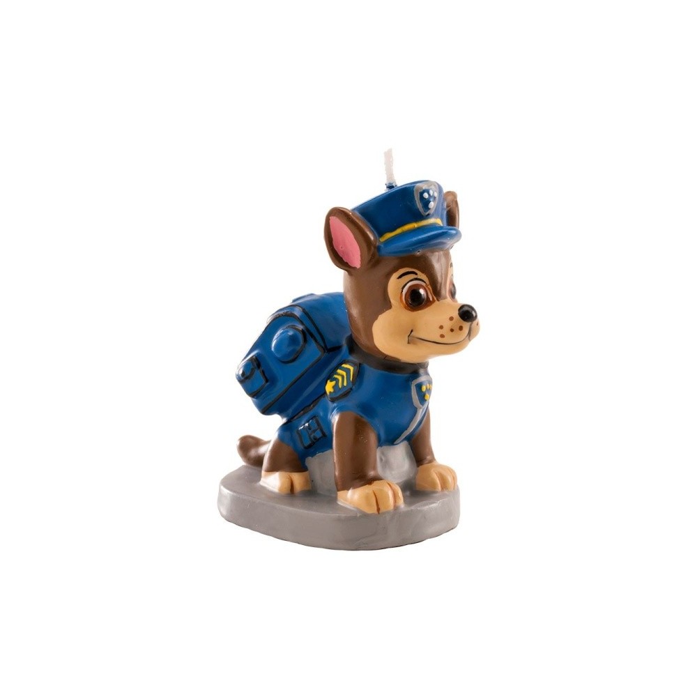 Dekorácia - Tortová sviečka - Chase - Paw Patrol - 1ks