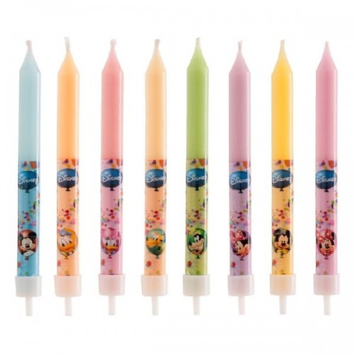 Birthday candles - Mickey and Friends - 8pcs