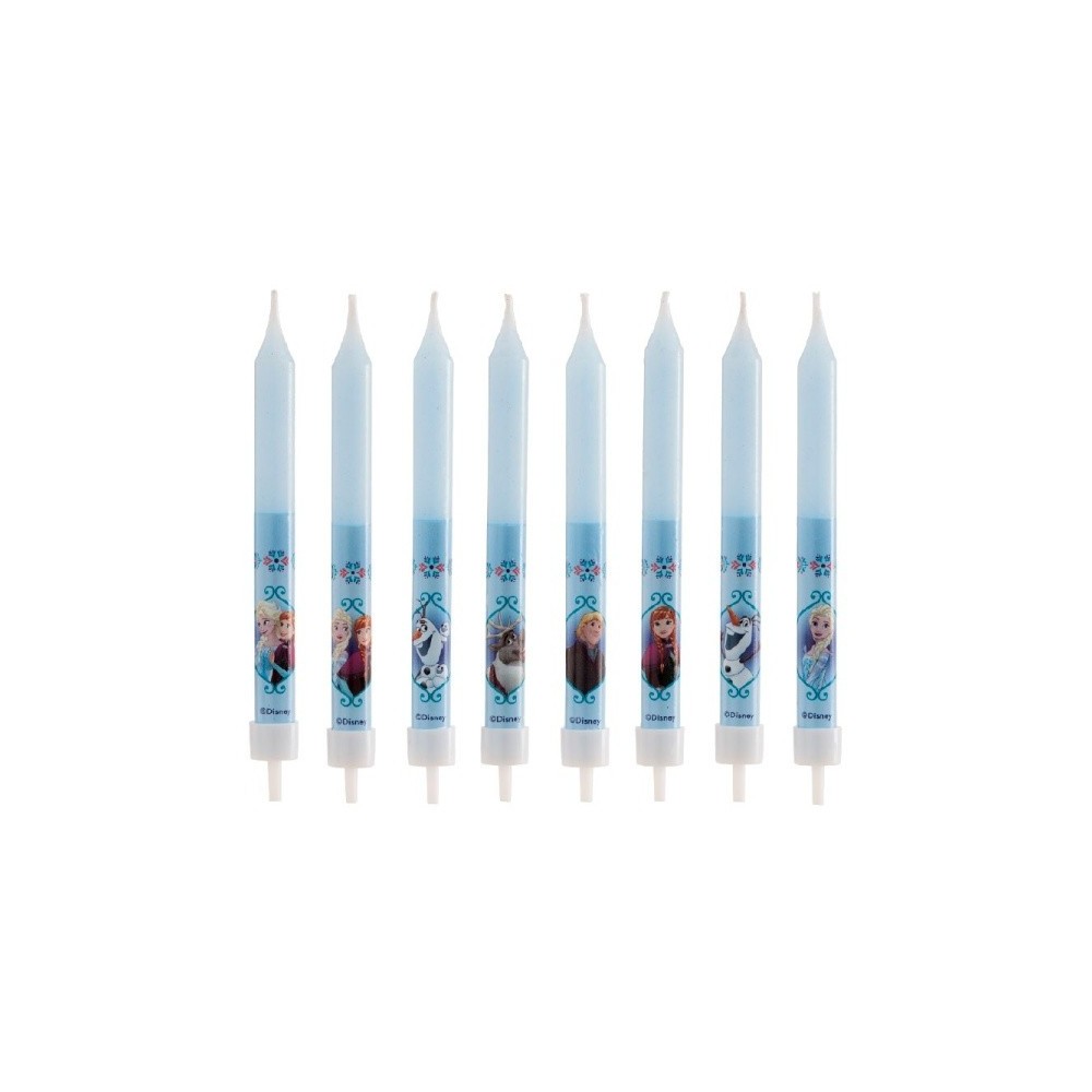 Decor - Birthday candles - Frozen - 8 pcs