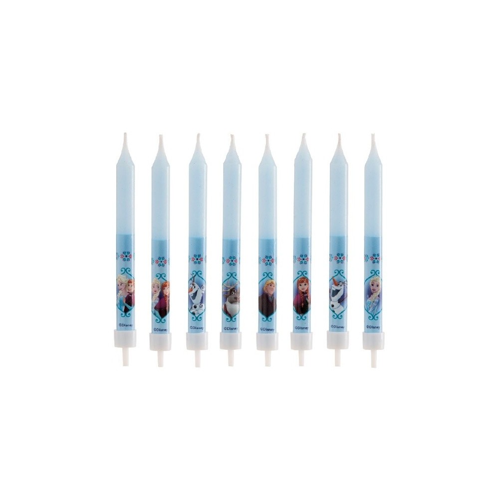 Dekora - Birthday candles - Frozen - 8pcs