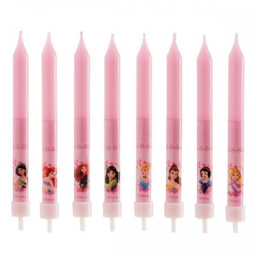 Dekora - Geburtstagskerzen - Princess - 8pcs